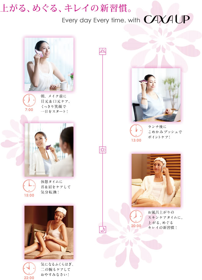 上がる、めぐる、キレイの新習慣。