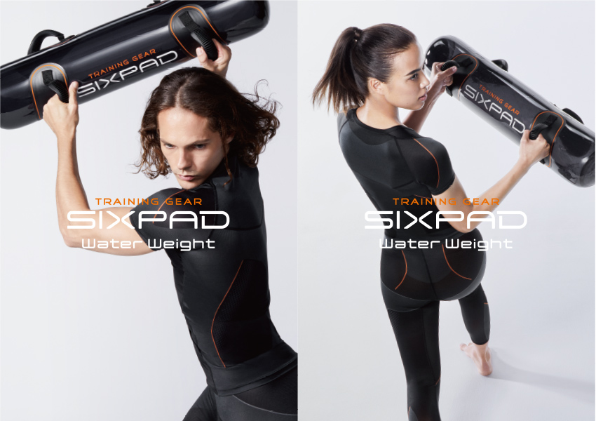 SIXPAD』から、水のチカラで体幹を鍛える「SIXPAD Water Weight」を新 