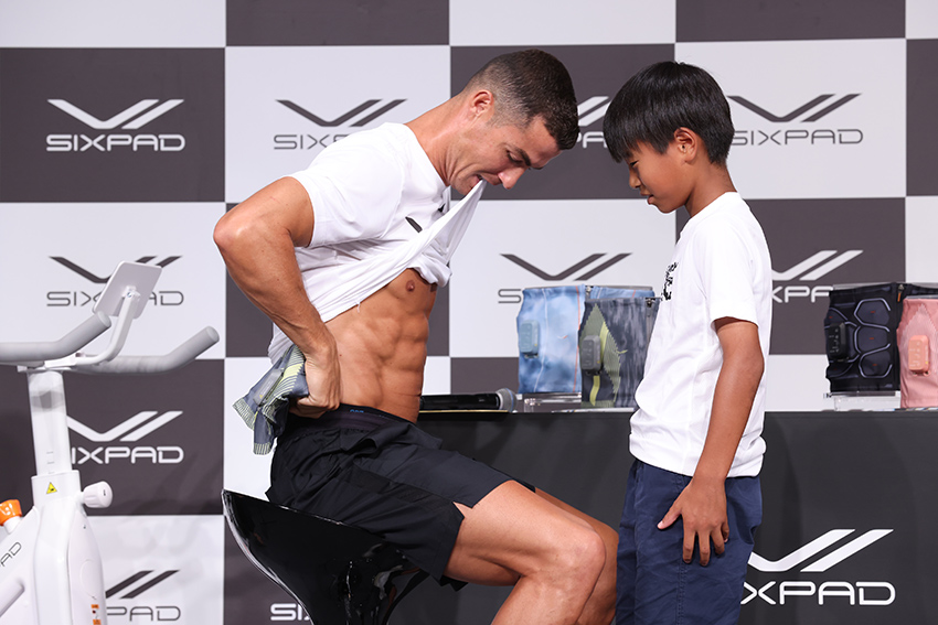 SIXPAD 新商品発売記念 クリスティアーノ・ロナウド選手来日イベント SIXPAD 新商品発売記念 クリスティアーノ・ロナウド選手来日イベント