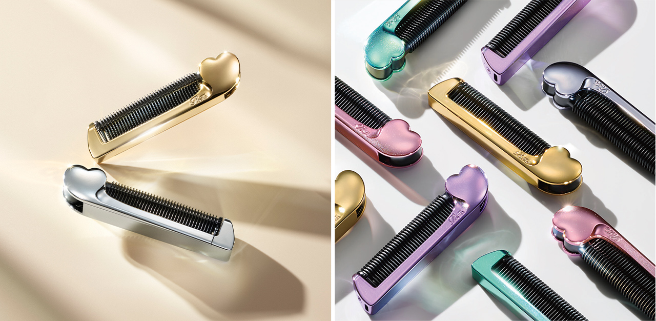 コームの手軽さで、熱によるスタイリングまで叶える「ReFa HEART COMB